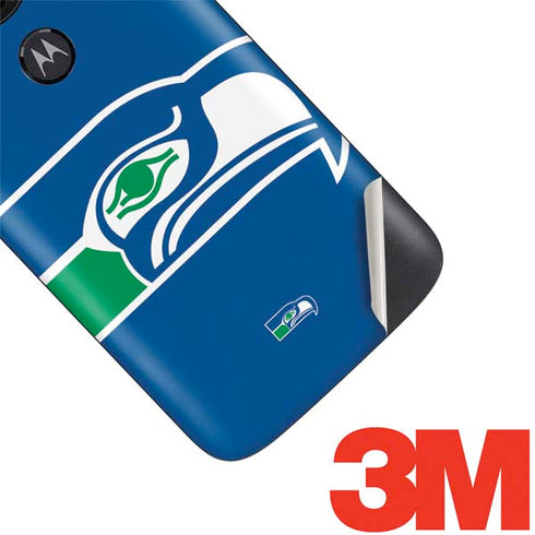 NFL Seattle Seahawks Retro Logo Moto E5 Play Skin